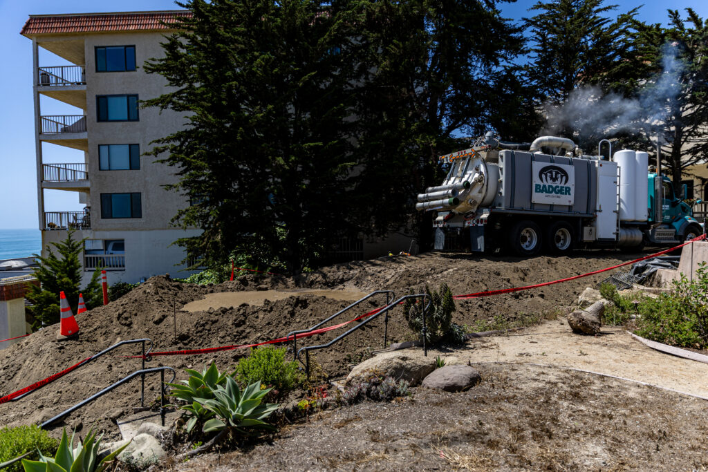Casa Romantica construction, July 2025