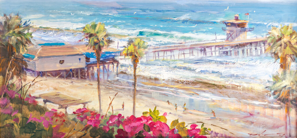 Spring Day, San Clemente Pier by Rick J Delanty